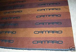 Brown Camaro Z28 IROC RARE Original GM Seat Cloth 67 69 70 81 82 92 93 02