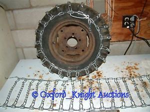 New Pair of 23x9 50 10 50 12 Snow Blower Snow Plow Garden Tractor Tire Chains