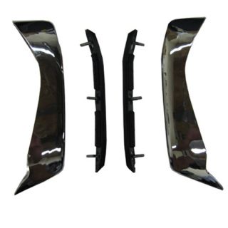 Rear Bumper Guards Pair Chrome With Rubber Inserts 1971 1972 Chevrolet Chevelle
