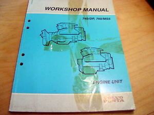 Volvo Penta Stern Drive 740 DP 740 MS5 Engine Service Repair Manual 7733187 4