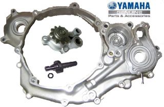 Oil Mod Kit w Gasket Case Cover Oil Pump Nozzle Yamaha YFZ450 New