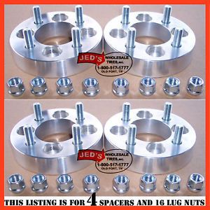 4 4 Wheel Spacer Kit Fits Golf Carts Go Karts Garden Tractor Trailer 1 25 Thick
