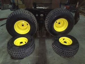 John Deere Lawn Tractor Tires 2 15x6 00 6N HS 2 20x10 00 8N HS
