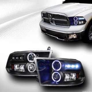 2009 Dodge RAM Black Head Lights