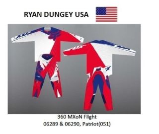 Fox Motocross of Nations Ryan Dungey Mxon Patriot Jersey Pant Combo Gear Kit Le