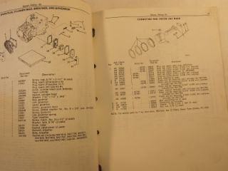 John Deere 56 Riding Mower Parts Catalog 1974