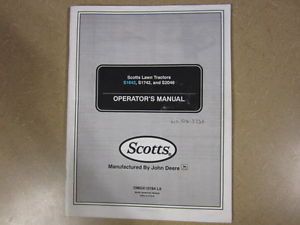 John Deere Scotts S1642 S1742 S2046 Owners Maintenance Manual