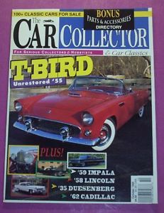 Car Collector Car Classics Magazine Oct 1995 T Bird Unrestored '55
