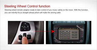 7"Volkswagen Car Stereo Golf Passat Skoda Seat Tiguan EOS Car DVD GPS Nav Radio