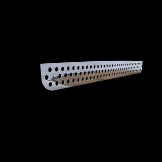 Hummer H3 06 10 Punch Bumper Chrome Style Grille Grill Insert Polished Stainless
