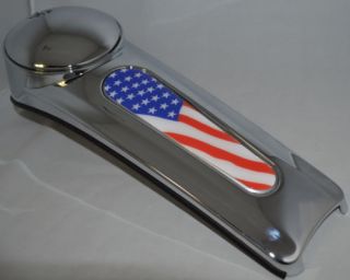 Custom "American Flag" Dash Insert Decal for 2006 2007 Harley Street Glide