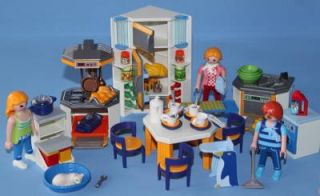 Playmobil Modern House 3965 Extension Floor 7337 Fully Furnished Santa Tree