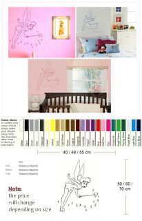 Fairy Wand Baby Nursery Kids Bedroom Wall Art Stickers Girls Decals Gift NIN14