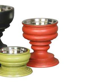 Pet Dog Raised Food Water Dish Bowl Stainless Steel Feeder Elevated Ergonomic