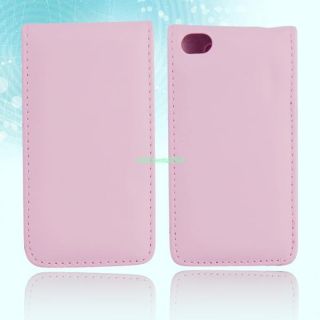 PU Leather Magnetic Flip Case Cover Pouch with Card Wallet for iPhone 4S 4G 4