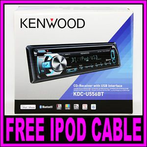 Kenwood KDC U556BT Bluetooth CD  USB iPod iPhone Stereo Car Audio Android Aux