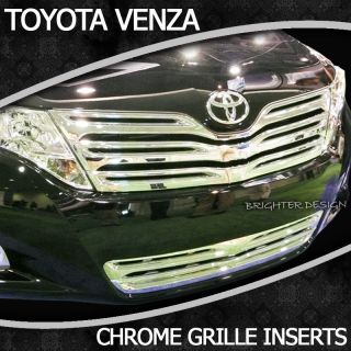 Toyota Venza Chrome Grille "Upper Lower" 2pc 2009 2012