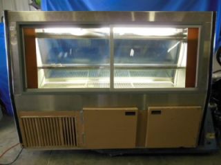Master Bilt CFM 74 Refrigerated Deli Counter Display Case Meat Market Cooler