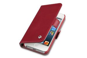 GGMM Genuine Real Leather Case Credit Card Holder Wallet Cover for iPhone 5 5S