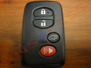 2010 2013 Brand New Toyota Keyless Remote Smart Key Fob for Toyota Venza