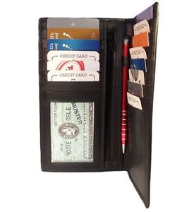 Black Leather Credit Card Wallet