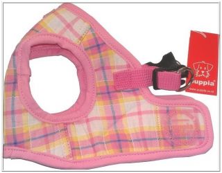 Puppia Step in Vest Dog Harness B Mezzo Pink Choose Size New