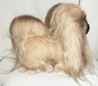 Vintage Stuffed Animal Pekingese Puppy Dog Toy