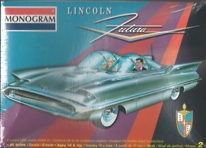 Monogram Lincoln Futura Plastic Model Car Kit Scale 1 25 85 7696