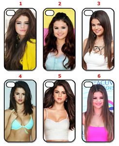 Design Assorted Selena Gomez Fans Black Hard Case Apple iPhone 4 4S