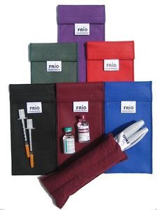 Diabetes Travel Kit Frio Duo Wallet Carrying Case Pen Supply Cooling Cold Aids