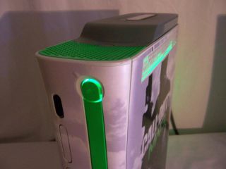 Custom Xbox 360 60GB HDMI Jasper System MW3 Skin Green LED Lighting