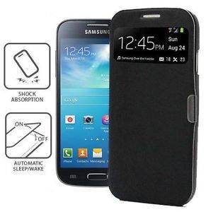 Genuine Inventcase Black View Cover Flip Case for Samsung Galaxy S4 Mini I9190