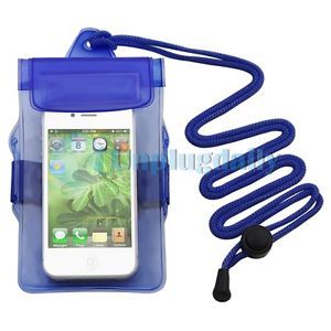 Blue Waterproof Underwater Pouch Dry Bag Pack Case Cover for Cell Phone PDA
