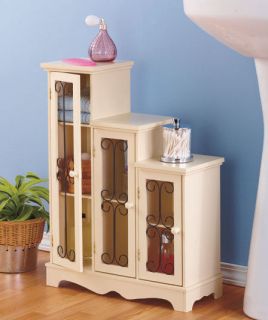 3 Step Cabinets Console CD DVD Shelves Accent Table Decor Storage Organizer Book