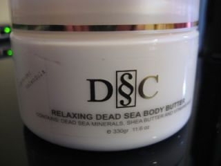 "New Deep Sea Cosmetics Dead Sea Body Butter Dead Sea Salt Scrub Combo DSC"