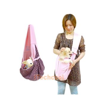 Pet Sling Carrier Pouch Bag Doggy Cat Traveler Carrier Travel Bag Tote Handbag