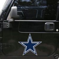 Big 12" Car Star Magnet Dallas Cowboys NFL Football