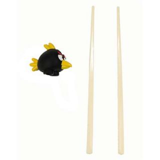 Black Angry Birds Chopstick Helpers Child Training Chinese Learning Novelty Gift