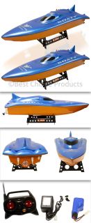 RC Speed Boats Case of 2 Remote Control Racing Boat R C Different Frequencies