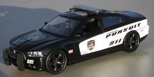 Motormax 1 24 2011 Dodge Charger Pursuit Demo Police Car The New Charger