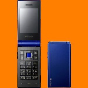 Samsung SoftBank 740SC 2MP Japanese Software Unlocked 2G 3G Flip Cell Phone Blue