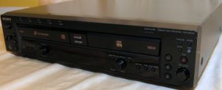 Sony RCD W500C Dual Deck Audio CD Recorder CD R CD RW Player Working 