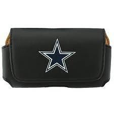 Cell Phone Licensed NFL Pouch Case Leather PDA Smartphone Dallas Cowboys