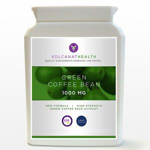 90 Green Coffee Bean Extract Caps Pill Bottle Volcanat Health Diet Supplements