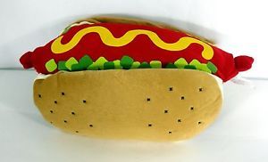 Dog Costume Hot Dog Weiner Wiener Small Dog Hotdog Bun Plush Coat Lelexa
