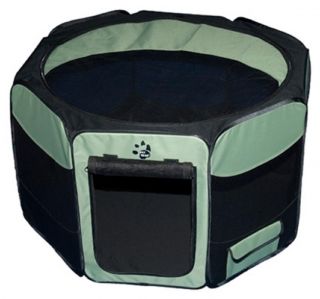 New Travel Lite Soft Sided Dog Cat Pen Pet Gear Crate Exercise Training Small