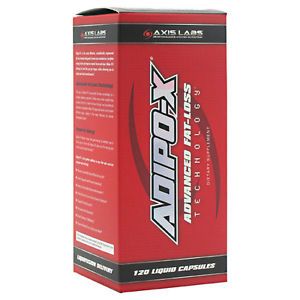 Adipo x 120 Liquid Capsules Weight Loss Energy Supplements Axis Labs