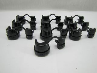 Heyco 7W 2 Strain Relief Clips Clamps for 1 2" Box Hole 5 16" Cord Wire 10 PC'S