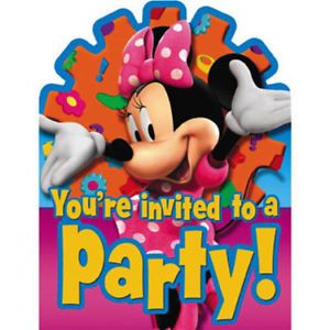 Minnie Mouse Birthday Party Invitations Party Supplies