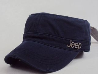 Men Women Jeep Flat Top Military Cadet Sun Outdoor Travel Sports Cap Hat Gift